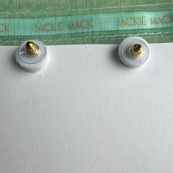 Jackie Mack Adhara Earrings Gold Hanging Rhinestones Limited Edition Rachel Zoe - Picture 5 of 6